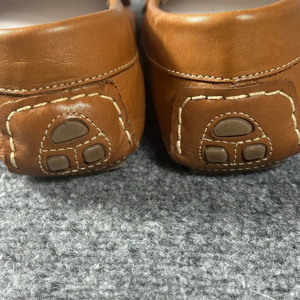 Kone Boys Leather Penny Loafers EU 35 US 2.5 Tan Driving Moccasins Peru